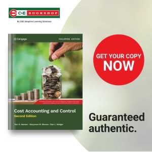 Cost Accounting And Control (Custom) - 9789815059816 -  C&E Publishing