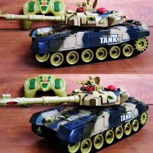 8T 9993 Mainan mobil remot rc Tank remote control infrared truk mobil mainan anak laki ukuran jumbo baterai cas control jarak jauh signal 2.4Ghz