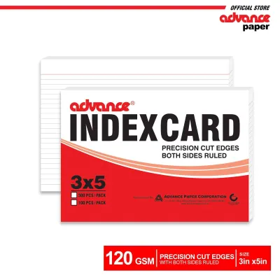 Advance White Index Card 100s