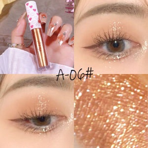 PERWARM Color Diamond Eye Shadow Nude Metal Shimmer Glow Glitter Single Liquid Eyeshadow Makeup Pigment Accessorices Beauty Cosmetics (M1A)