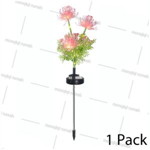 Lampu Taman Tenaga Surya Model Bunga Luar Ruangan Anti Air LED Solar Lawn Flower Light Outdoor Waterproof