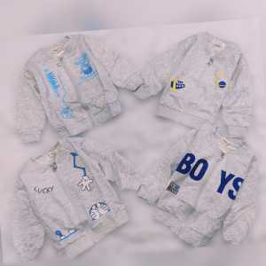 [JUMBOLAND] 0-2thn. PREMIUM +hoodie jaket sweater anak laki2 / switer sleting topi anak cowo. motif random 0 1 2 tahun. jaket kecil