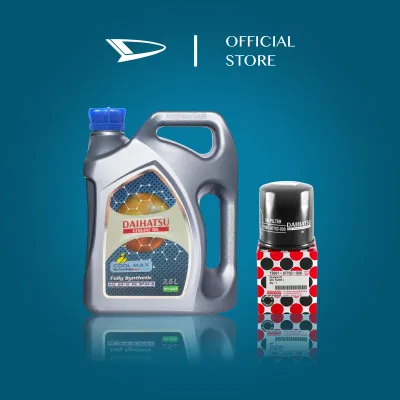 Daihatsu Genuine Oil 0W-16 API SN Fully Synthetic Oil 3.5L + Oil Filter