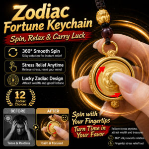 Chinese Zodiac Keychain Lucky Money Pot Pendant Feng Shui Fortune Charm Keyring 12 Animals Fortune Bowl Key Ring Car Bag Keys Accessory Traditional Gift Ornament Decor