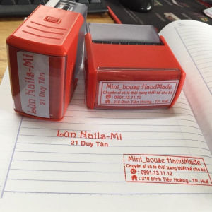 Khắc dấu 3 dòng - 4 dòng TDstamp T414