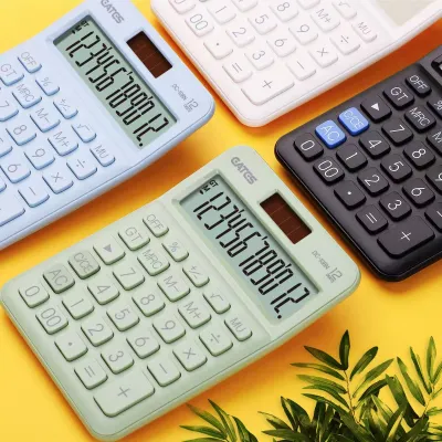 . (COD) 12-Digit Calculator w/ Solar JW-200SC ORIGINAL010 .