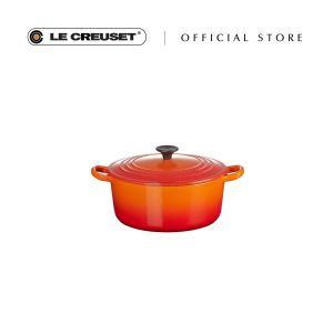 Le Creuset Cast Iron Round French Oven 20cm Classic (Flame)