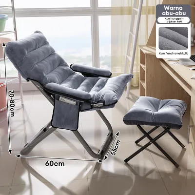 Kursi Santai Lipat Kursi Malas Lipat Kursi Lipat Dengan Pijakan Kaki Kursi Malas Tempat Tidur Lipat