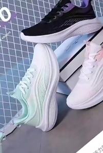 Giày thể thao mới cho phụ nữ mùa xuân và thu đế mềm nhẹ bằng lưới hấp thụ sốc giày chạy siêu nhẹ giày thường [ Miễn Phí Vận Chuyển ]