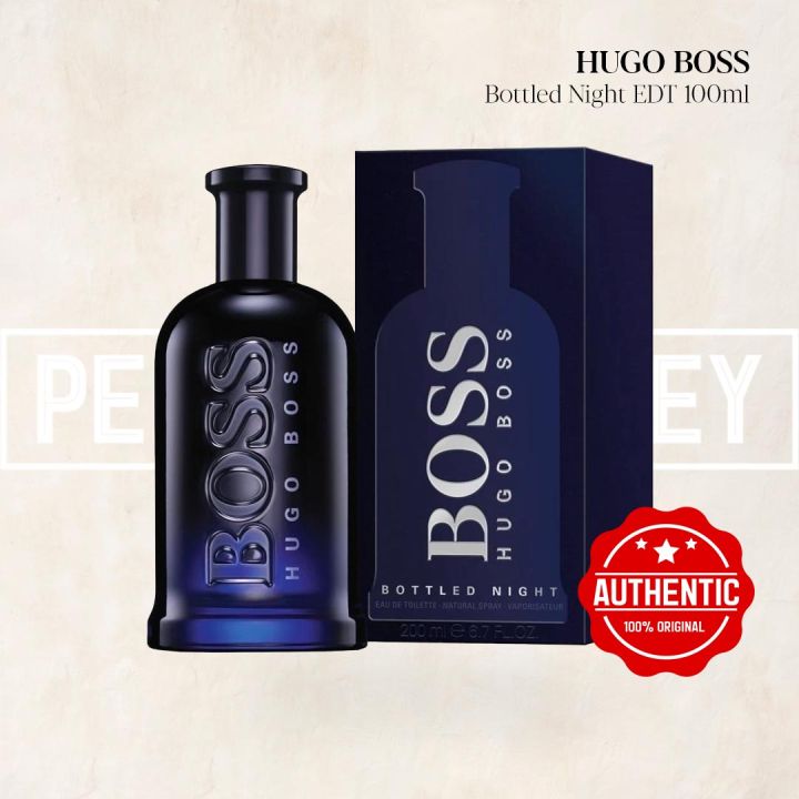 [PERFUME ALLEY] Hugo Boss Bottled Night EDT Lazada Singapore