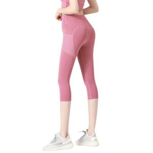 Highclass - Legging Wanita 7/8 Celana Legging Highwaist Legging Olahraga Gym Yoga Legging11