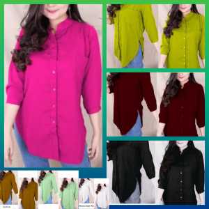 baju atasan / tunik winni / kemeja tunik / tunik polos / kemeja tunik wanita big size