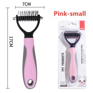 Pet Dog Cat Hair Brush Professional Knot CombBrush Professiona Stainless Steel Beauty Cleaning HairRemoval Knot Untying Comb