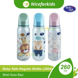 Baby Safe JS004 Feeding Bottle 250 ml / JS04 Regular Bottle 260 ml / Botol Susu Bayi