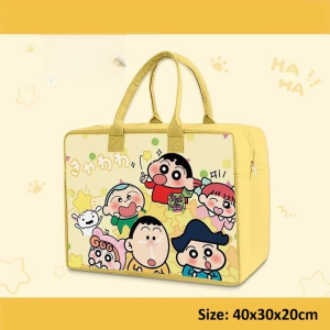 Túi vải nỉ đa năng đi du lịch đựng quần áo chăn màn hoạt hình dễ thương LILA TUINI55