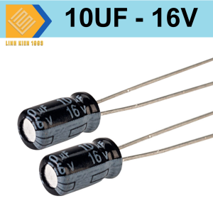 ( 10 CON ) Tụ 10uf  16V tụ hóa 10uf16V