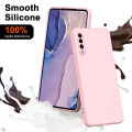 For Samsung Galaxy A50/A30S Phone Case，Imitated liquid silica gel+flannelette TPU soft shell Back Cover. 