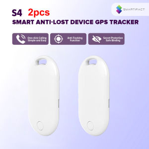 【For iOS】Smartifact S4 Smart Anti-Lost Device GPS Tracker Plastic Universal Structure Button 5.3 Car Keys Pet Kids Bag Wallet Luggage Tracking Finder Locator