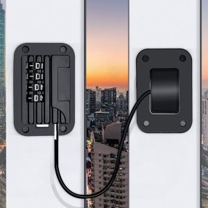 WENSH จำกัด 4ล้อ ล็อคนิรภัย ป้องกันเด็ก ความปลอดภัยของเด็ก ตู้เย็น ล็อคหมายเลข รหัสล็อค ล็อคอัจฉริยะ กุญแจ