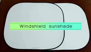 2 PCS Car Windshield Sun She Foldable Sunshe for Car Front Window and Interior Sun Protection Windshield She for Sun Heat and UV Rays Car Accessories(31×28" Sliver)