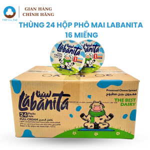 Thùng 24 hộp phô mai Labanita 16 miếng Date 19.06.2025