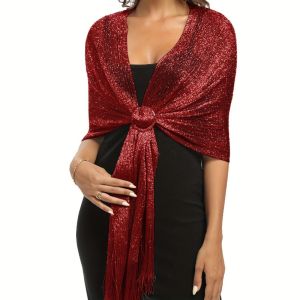 Elegant Formal Shawl Wraps for Evening Dresses 50*170cm for Women with Buckle Party Evening Dress Shawl for Women Silky Shawl Pure Color Scarf