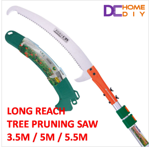 5m 5.5m Panyi Extension Prune Saw Rambutan Cutter Pruning Cutters Branches Cutting Rambutan Cutter Potong Pokok Ranting