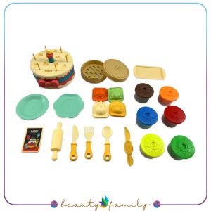 BF-M305 Mainan Cetakan Playdough Set Anak Mesin Noodle Maker / Mainan Edukasi Plastisin Clay Mie Ice Cream Cake Kids Set