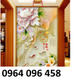 Mẫu tranh gạch 3d ốp tường phòng khách - 873SM. 