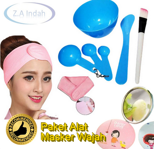 Paket Alat Masker Wajah Lengkap Lazada Indonesia