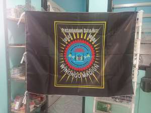 Bendera PSHW Persaudaraan Setia Hati Winongo Madiun Tunas Muda Rumbai