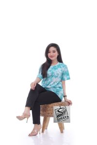 Kaos kekinian Motif Tiedie/T-shirt