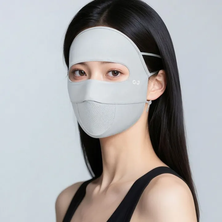 XIMESHAO%20Sunscreen%20Face%20Scarf%20Ice%20Silk%20%20Face%20%20Summer%20Face%20Cover%20Elastic%20Face%20Scarves%20Face%20Gini%20%20Women/Girls%20-%20Image%205