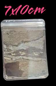 Decors and Beyond   zipper lock bag high quality 100pcs plastic PVC Transparent