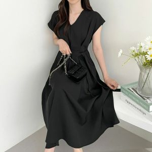 BJFashionWanita / Dress Pochi / Dress Polos / Dress Kantong / Dress Lengan Pendek / Dress / Midi Dress / Midi / Dress Midi