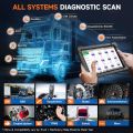 Ancel X7 HD 12V-24V OBD2 Scanner Máy quét hạng nặng Truck Duty Full Hệ thống Chẩn đoán Hỗ trợ mã hóa ECU +Kiểm tra hoạt động và 40 Chức năng Reset Chức năng Độc giả & Công cụ quét cho Howo /ISUZU /FOSU /HINO /CUMMINS. 