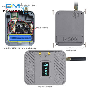 Diymore LoRa 32 V4 ESP32 WIFI Bluetooth development board expansion case can accommodate 14500 lithium batteries