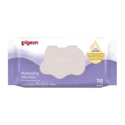 Pigeon Moisturizing Baby Wipes 70S Single Pack