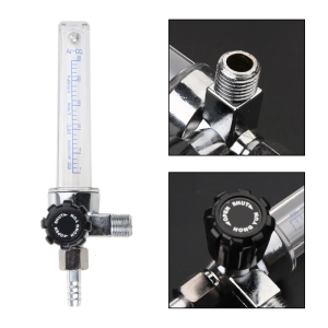 7mm 1/4PT 0.15MPA Flow Meter Gas Argon Regulator Welding Regulator Pressure Reducers Flow Meter Measuring Professional