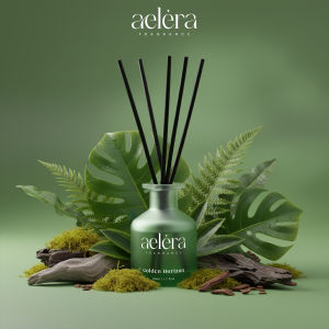 Aelera Reed Diffuser Golden Horizon Pengharum Ruangan Pewangi Kamar Mandi dan Ruang Tamu 50ml