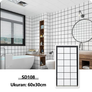 New Trend Sticker Dapur Glosy Anti Air Dan Minyak Ukuran 60 Cm X 3 Meter