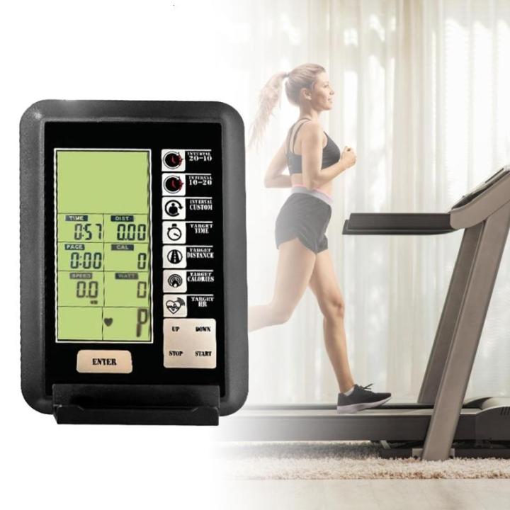 Exercise Bike Monitor Speedometer – Digital Display For Time, Speed, Distance & Calories (Fits Stationary Bikes & Machines)