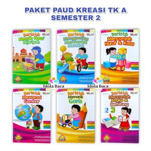 Buku Paket Besar TK A TK B Smt 1 & 2 (Paket 6 Buku) -Lingkar Media