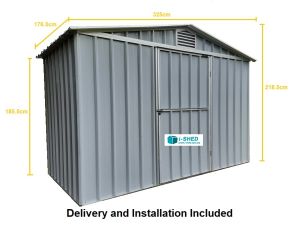 [INSTALLATION] Aluminium Garden Shed/ Storage Shed/ Outdoor Garden Shed/ Storage Cabin (Australia Brand Material) S3 iShed Malaysia (7-14 days delivery)