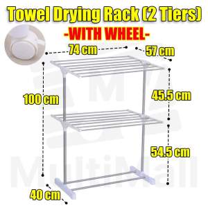 Towel Drying Rack Stainless Steel Bathroom Hanger Towel Foldable Laundry Towel Rack Clothes Rack