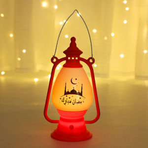 Indo - Lampu LED Dekorasi Muslim Free Baterai / Lantern Electronic Candle Wind Lamp