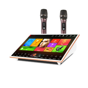 HAJURIZ Karaoke player18.5 Touch Screen5 in 1 Mixing amplifier1TB HDD 20K Local songs600K Multi-Language Cloud songsdownloadDual systemSmart AIScoreRecord.