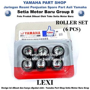 Roler Roller Weight Kit Set Lexi 125cc Asli Yamaha