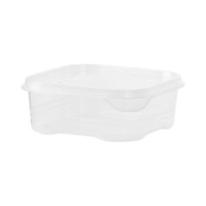 【Hot Sale】1/4grids Food Storage Box with Lids Refrigerator Preservation Box Meat  Boxes Crisper Fruit Vegetable Sub-Packed Onion Ginger Side Dishes Container Kitchen Food Organizers