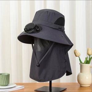 หมวกพัดลมพลังงานแสงอาทิตย์ ถอดออกได้ ป้องกันรังสียูวี UPF50+ ใส่ได้ทั้งชายและหญิง 8 -ชั่วโมงแบตเตอรี่ เหมาะสำหรับตกปลา ล่าสัตว์ และเดินป่า หมวกพัดลมโซล่า หมวกมีพัดลม หมวกกันแดดมีพัดลม หมวกติดพัดลม solar fan hat